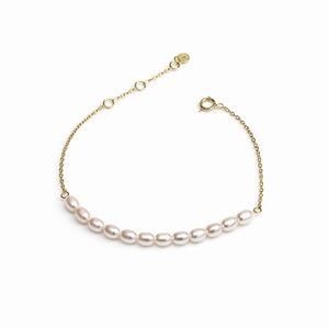 Freshwater Pearl Bracelet | 925 Sterling Silver Gold Vermeil
